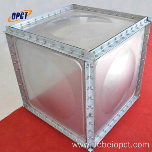 fire galvanized steel flexible insulated water storage tank